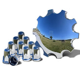 Alcoa® Hub Pilot 076100 Front Cap + 10 Nut Covers | Screw-On or Clamp-On Options
