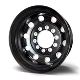 24.5x8.25 NORTHSTAR 10X285MM HUB PILOT "STELLAR" SATIN BLACK W/ MILLING REAR