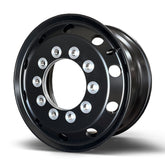 22.5x10.50 Northstar 10x285mm Hub Pilot Satin Black "Lunar" Front Only