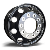 22.5x8.25 NORTHSTAR 10X285MM HUB PILOT "STELLAR" BLACK FRONT