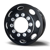 22.5x8.25 NORTHSTAR 10X285MM HUB PILOT "ORBIT" BLACK FRONT