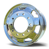 22.5 Northstar Mirror Polished "7 Hole" 4 Wheel Kit