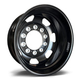 22.5x8.25 NORTHSTAR 10X285MM HUB PILOT SATIN BLACK REAR "7 Hole"