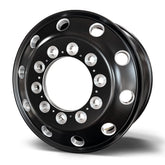 22.5x9.00 Northstar 10x285mm Satin Black w/ Milling "Stellar" Hub Pilot Front