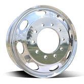 24.5x8.25 NORTHSTAR 10X285MM HUB PILOT "SATURN" OVAL HOLE MIRROR POLISHED BOTH SIDES