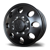 16x6.00 Spartan 8x6.5" Bolt Circle 4.60" Center Bore Chevy Satin Black Front