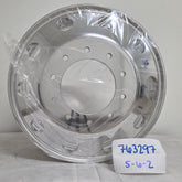 19.5x6.00 Alcoa High Polished Both Sides 10x225mm Ford F450 & F550 / Ram 4500 & 5500 (returned item)