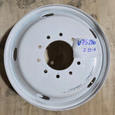 22.5x6.75 White Steel 10x8.75" (Old Chevy 2 Ton Trucks) (returned item)