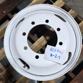 22.5x8.25 Jantsa 8x275mm Hub Pilot 4 Hand Hole White Steel (Returned Item)