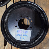 19.5x6.00 8x6.5" Black Steel Chevy/GMC 3500 DRW (1973-2010) (SPARE ONLY)