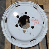 22.5x6.75 White Steel 6x8.75" (Replaces 20" Tube Type) Older Ford F600/F700 (returned item)