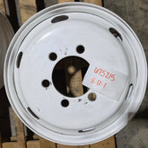22.5x6.75 White Steel 6x8.75" (Replaces 20" Tube Type) Older Ford F600/F700 (returned item)
