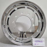 22.5x9.00 Northstar 10x285mm" Mirror Polish Front Hub Pilot Flat Face (returned item)