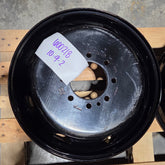 19.5x6.00 8x6.5" Black Steel (Dodge Ram 3500 1994-2018) (returned item)