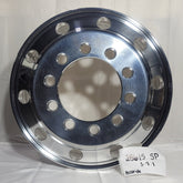 22.5x8.25 Accuride 10x11.25" Stud Pilot (Budd) Standard Polish Both Sides (returned item)