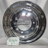 22.5x12.25 Alcoa High Polish Both Sides 2.75" Offset Super-Single Float Front Wheel (returned items)