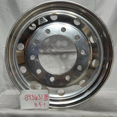 22.5x9.00 Alcoa 10x285mm Hub Pilot Mirror Polish Flat Face Front Dura-Bright® Protection(return item)