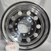 22.5" x 8.25" Alcoa 10x285mm Hub Pilot Mirror Polish Rear (returned item)