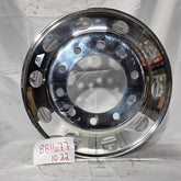 22.5” x 8.25” Alcoa Forged Aluminum Wheel – High Polish Both Sides, 10x285mm Hub Pilot (returned item)