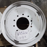 22.5x6.75 White Steel 10x8.75" (Old Chevy 2 Ton Trucks) (returned item)