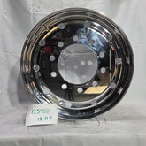 22.5x9.00 Northstar 10x285mm" Mirror Polish Front Hub Pilot Flat Face (returned item)