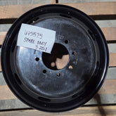 19.5x6.75 8x6.5" Black Steel (Dodge Ram 3500 1994-2018) (SPARE ONLY)