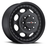19.5x6.75 Vision Matte Black Front 8x210 2011-Present Chevy/GM 3500 DRW