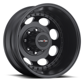 19.5x6.75 Vision Machined Matte Black Rear 8x170 1998-2004 F350/No Rivets