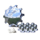 ABS Chrome Multi-piece Front Hub Cover for 10 on 225mm