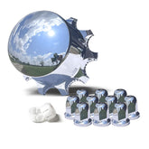 ABS Chrome Multi-piece Rear Hub Cover for 10 on 225mm