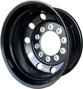22.5x9.00 Northstar 10x285mm Satin Black "Lunar" Hub Pilot Rear