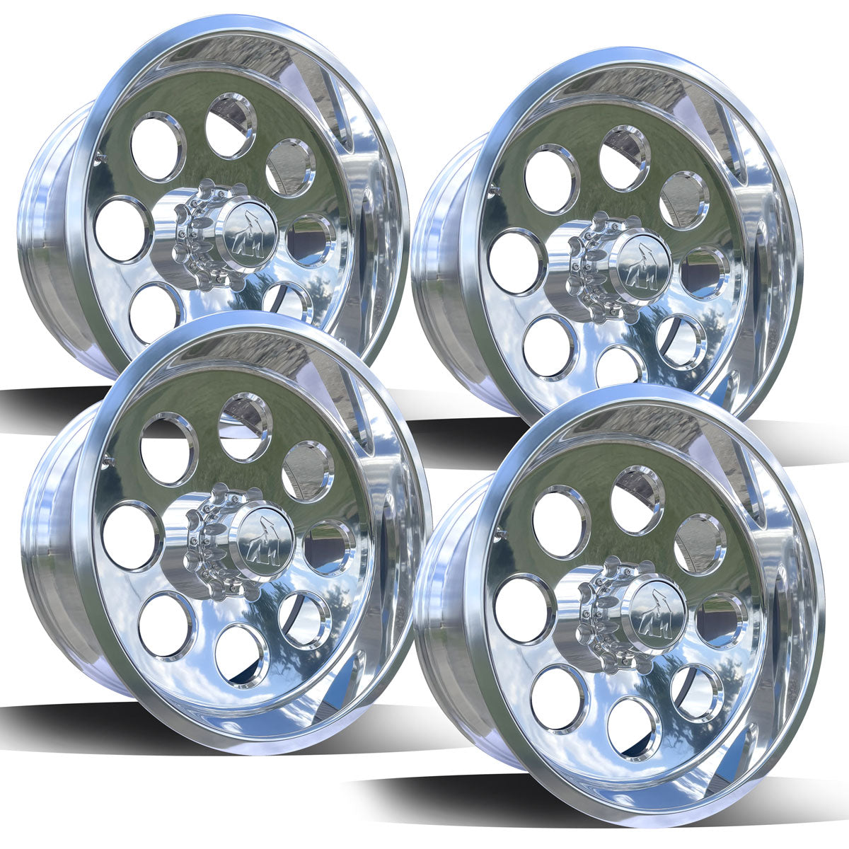 Northstar Aries Forged Aluminum Chevy / GMC SRW Wheel Kit (8x180 