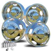 17.0x6.00 Northstar Mirror Polished Both Sides Ford F350 DRW 8X200m Kit (2005-Present)