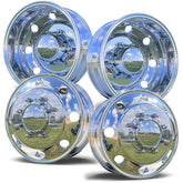 17.0x6.00 Northstar Mirror Polished Both Sides Ford F350 DRW 8X200m Kit (2005-Present)