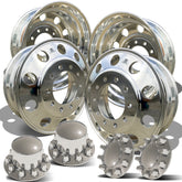 24.5 EVO Dura Bright Polished 4 Wheel Kit