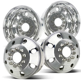 19.5x6.00 Northstar 10x7.25" Hub Pilot Mirror Polished Both Sides Kit (Chevy/GMC 3500HD 1996-2005)
