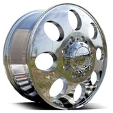 20"x8.25" Ion Alloy Mirror Polished Front (Multiple Bolt Patterns Available)