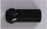 Black 60 Degree Cone Nut (9/16x18)