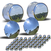 10x225 Ford/Ram Stainless Steel Hub Cover Kit