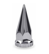 NorthStar Chrome Screw-On Spike Nut Cover – 33mm Hub Pilot Semi Truck Wheels