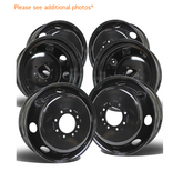 SET OF 6 - 19.5x6.75 8x6.5" Black Steel (Dodge Ram 3500 1994-2018) (returned items)