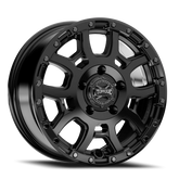 Satin Black Torque HD Canyon Aluminum Wheel 5 on 130mm (78.1mm Bore)