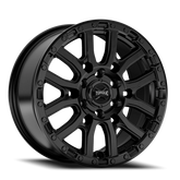 Satin Black Torque HD Canyon Aluminum Wheel 6 on 130mm (83.9mm Bore)