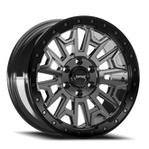 Gloss Gunmetal Gloss Black Lip Torque HD Imogene Aluminum Wheel 6 on 130mm (83.9mm Bore)