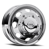 Polished Torque HD Revolver Aluminum Wheel 6 on 205mm (161.1mm Bore)