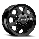 Satin Black Torque HD Traveler Aluminum Wheel 6 on 180mm (138.8mm Bore)