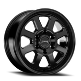 Satin Black Torque HD Navigator Aluminum Wheel 6 on 130mm (83.9mm Bore)