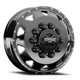 19.5X6.00 Torque HD Wheels Haulin' Gloss Black Aluminum 10x225mm 4 Wheel Set for Ford & Ram