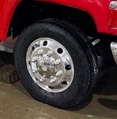 Universal Stainless 4, 5 or 6 Spline Front Cap w/ Pop Out Center (8 5/8" Diameter)