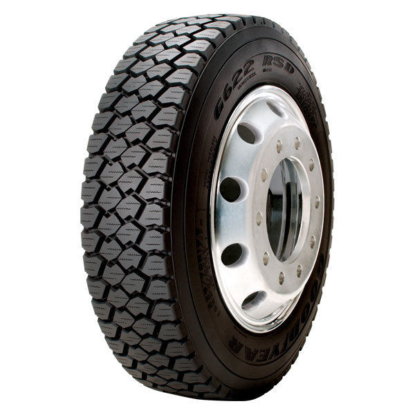thumbnail interactive-video image 1 of Goodyear G622 RSD Drive Tire – 225/70R19.5 128/126N Load G 14 Ply – Commercial 1 of 5